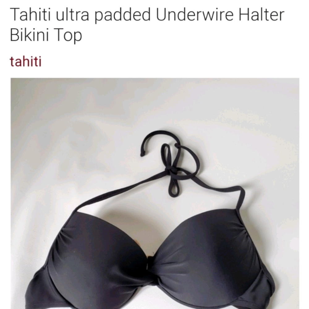 Tahiti ultra padded bikini top👙